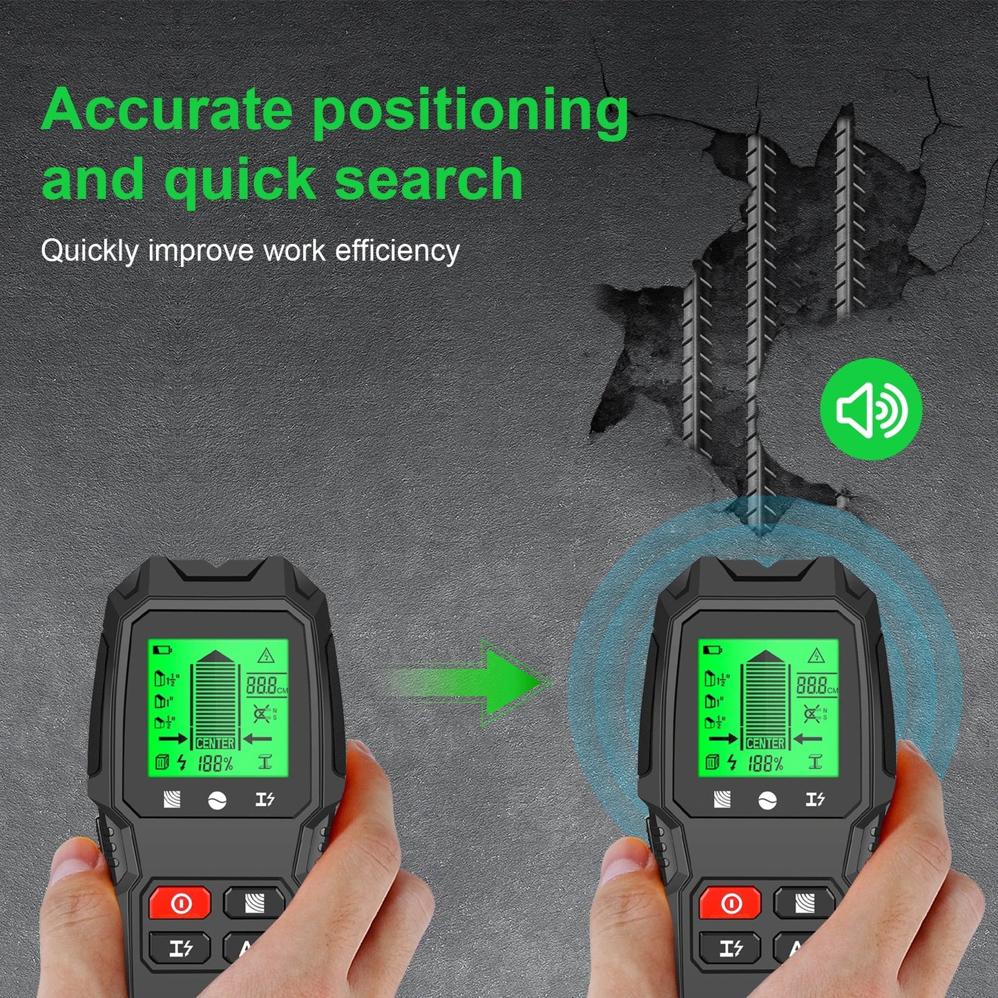 TracePro | 5-in-1 Wall Stud Finder Elite